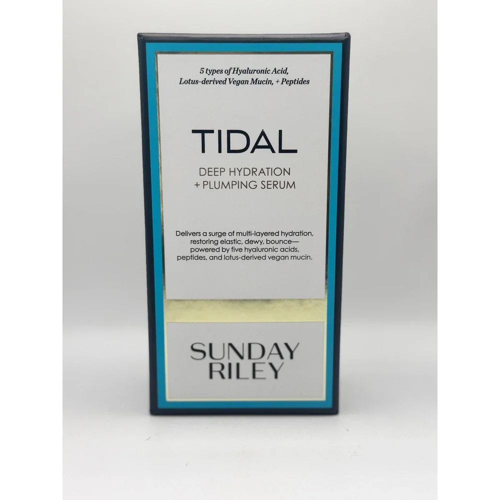 SEALED Sunday Riley Tidal Deep Hydration + Plumping Serum NEW